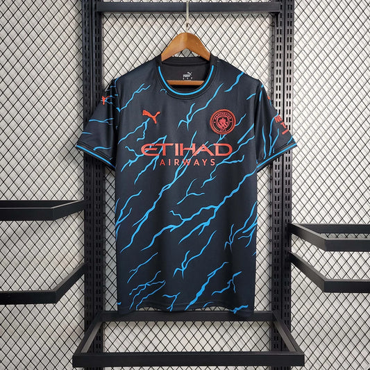 2023/2024 Manchester City Third Away Football Shirt Thai Quality